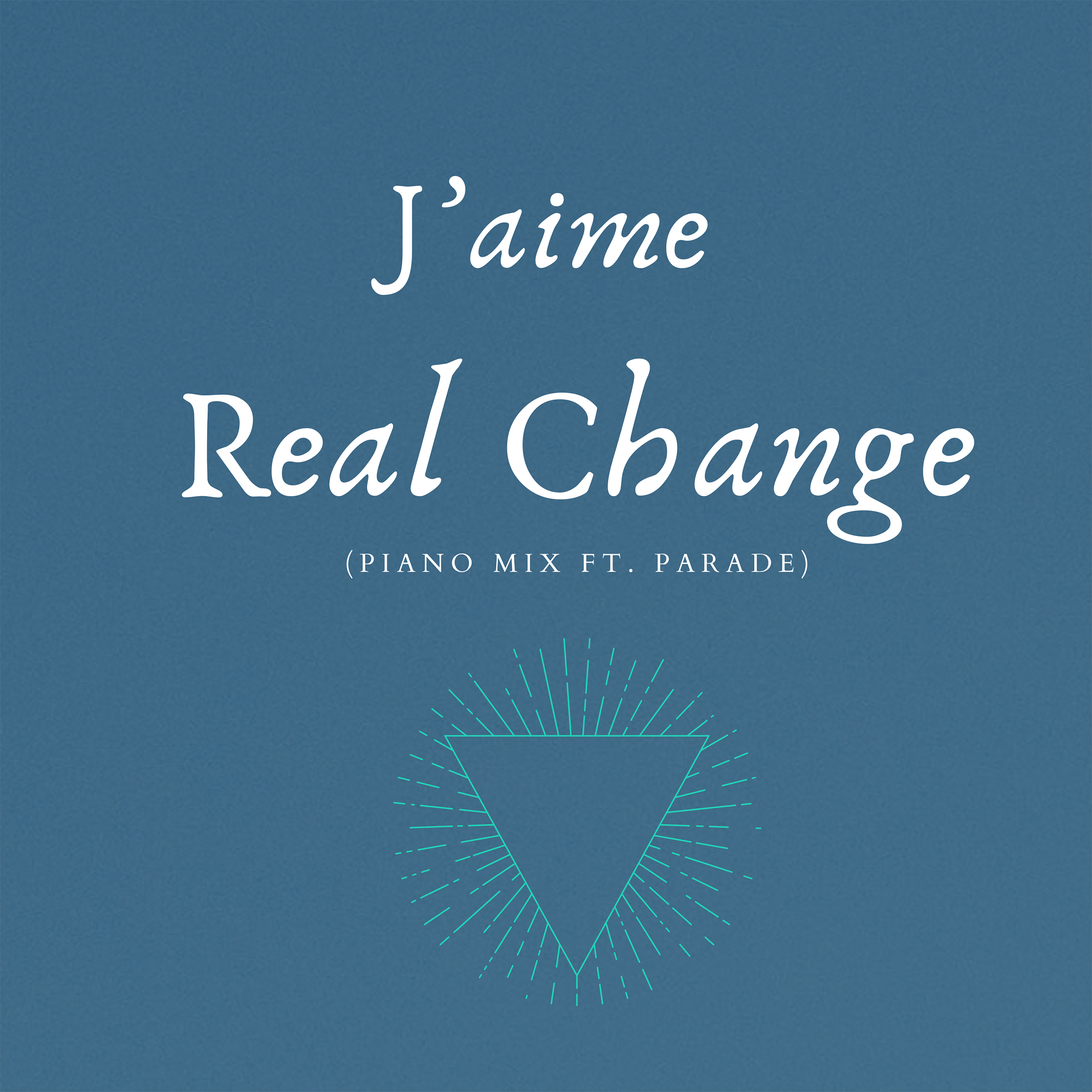 Portada Real Change (piano mix)